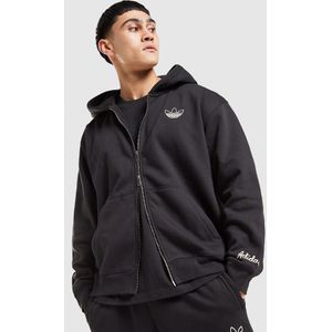 adidas Originals Chain Stitch Full Zip Hoodie - Zwart- Heren, Zwart