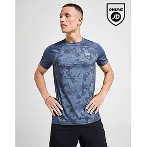 Under Armour HeatGear Camo T-Shirt - Blauw- Heren, Blauw