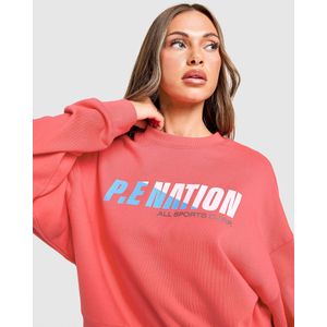 PE Nation Arena Crew Sweatshirt - Rood- Dames, Rood