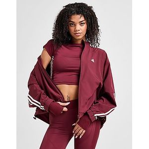 adidas Hyperglam Ribbed Woven Jacket - Bordeaux- Dames, Bordeaux