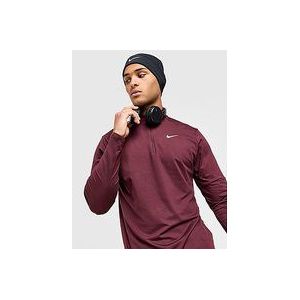 Nike Dri-FIT hardlooptop met halflange rits voor heren Nike - Burgundy Crush- Heren, Burgundy Crush