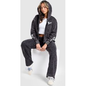 PUMA Hoops Crop Full Zip Hoodie - Zwart- Dames, Zwart