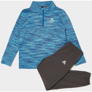 MONTIREX Trail 1/4 Zip Tracksuit Children - Blauw - Kind, Blauw