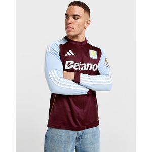 adidas - Aston Villa FC 2025/26 - Long Sleeve Home Shirt - Rood - Heren