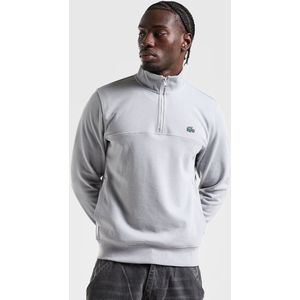 Lacoste Double Knit 1/2 Zip Sweatshirt - Grijs- Heren, Grijs