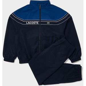 Lacoste Woven Colour Block Tracksuit Junior - Blauw - Kind, Blauw