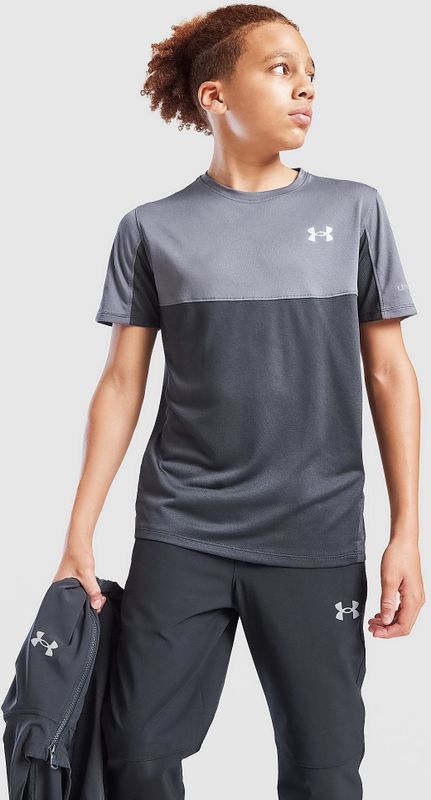 Under Armour - Tech Hybrid - T-shirt - Blauw