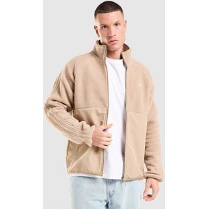 adidas Originals Sherpa Full Zip Fleece - Bruin- Heren, Bruin