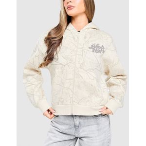 Hoodrich Nytrex Full Zip Hoodie - Crème- Dames, Crème