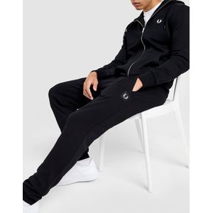 Fred Perry Badge Cuffed Joggers - Zwart- Heren, Zwart