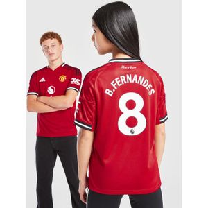 adidas Manchester United FC 25/26 Fernandes Home Shirt JR - Rood, Rood