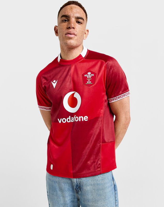 Macron - Wales Rugby 2025/26 - Thuisshirt - Rood - Heren