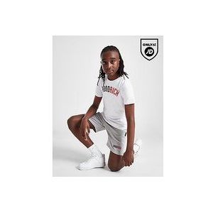 Hoodrich Enhance T-Shirt/Shorts Set Junior - White, White