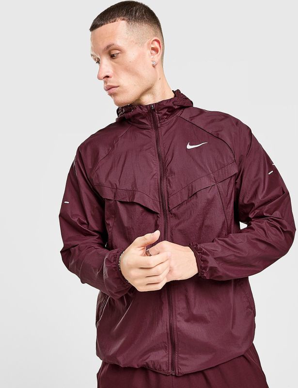 Nike Repel UV hardloopjack voor heren Stride - Rood- Heren, Rood