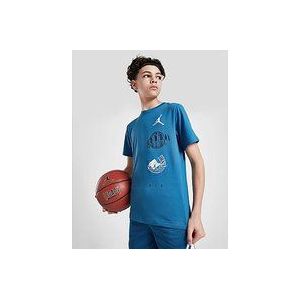 Jordan Air Globe Repeat T-Shirt Junior - Blue - Kind, Blue