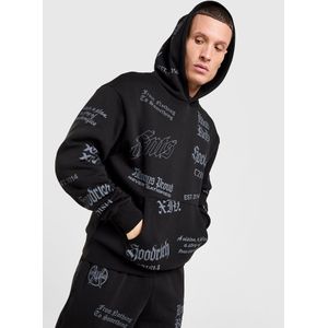 Hoodrich Chroma All Over Print Hoodie - Zwart- Heren, Zwart