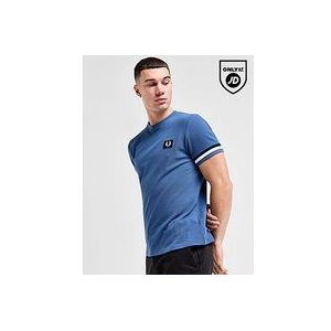 Fred Perry Badge Pique T-Shirt - Blue- Heren, Blue