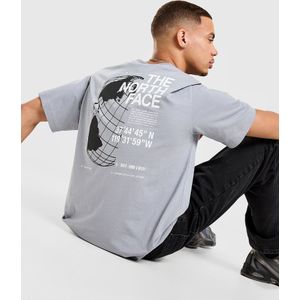 The North Face Globe Relaxed T-Shirt - Grijs- Heren, Grijs