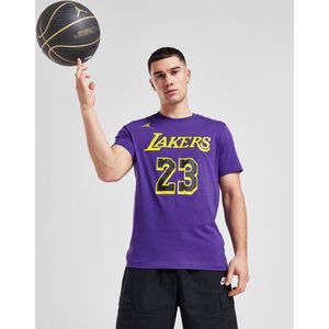 Jordan NBA LA Lakers James #23 Statement T-Shirt - Paars- Heren, Paars
