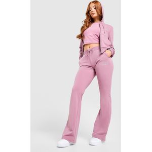 EA7 Emporio Armani Slim Diamante Joggers - Paars- Dames, Paars