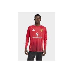 adidas Manchester United 24/25 Long Sleeve Home Shirt - Mufc Red- Heren, Mufc Red