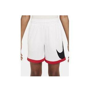 Nike Basketball Swoosh Shorts Junior - White, White