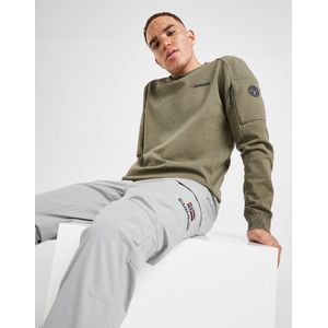 Napapijri Belk Crew Sweatshirt - Olive- Heren, Olive