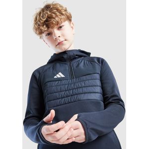 adidas Winterized Tiro 1/4 Zip Hoodie Junior - Blauw - Kind, Blauw