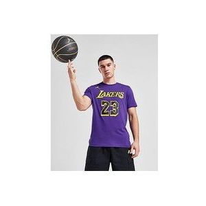 Jordan NBA LA Lakers James #23 Statement T-Shirt - Purple- Heren, Purple