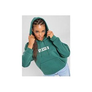 LEVI'S Boxtab Overhead Hoodie - Green- Dames, Green