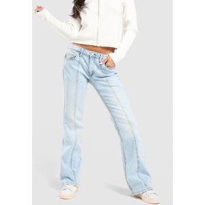 JUICY COUTURE Diamante Cross Jeans - Blauw- Dames, Blauw