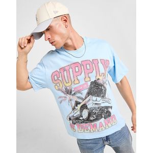 Supply & Demand Ocean T-Shirt - Blauw- Heren, Blauw