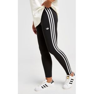 adidas - 3-Stripes High Waist Legging - Zwart - Katoen/Elastaan