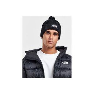 The North Face TNF Box Pom Beanie Hat - Black- Dames, Black