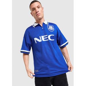Score Draw Everton FC '92 Retro Home Shirt - Blauw- Heren, Blauw