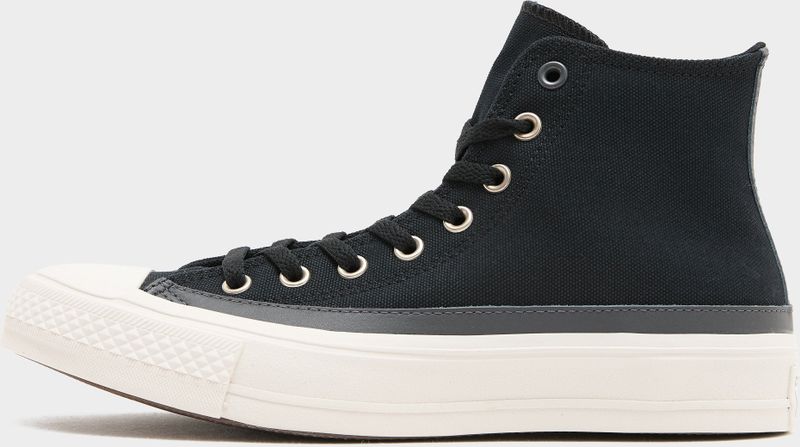 Converse - CHUCK TAYLOR ALL STAR WIDE - Sneakers - Zwart - Veters