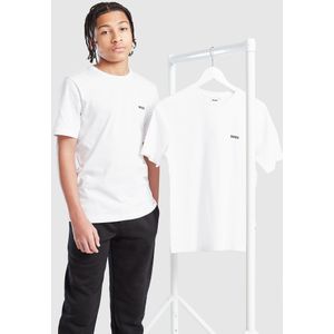 BOSS - T-Shirt - Wit - 2-Pack - Junior