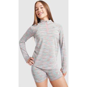 MONTIREX Girls' Trail 1/2 Zip Top Junior - Grijs, Grijs