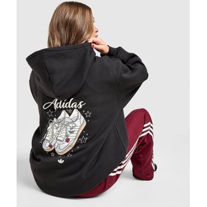 adidas Originals - Charm Footwear Overhead Hoodie - Zwart - Dames