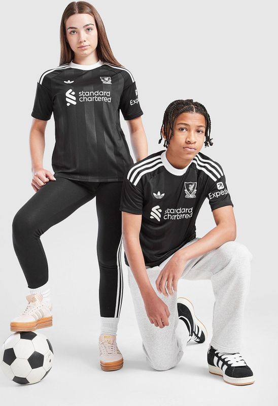 adidas - Liverpool FC 25/26 - Doelman T-shirt - Zwart - Korte Mouw - Junior