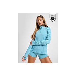 Nike Running Pacer 1/4 Zip Top Dames - Denim Turquoise- Dames, Denim Turquoise