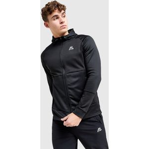 MONTIREX Flex Gridded Full Zip Hoodie - Zwart- Heren, Zwart