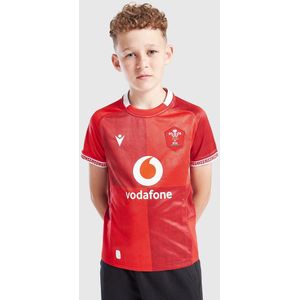 Macron Welsh Rugby 2025/26 Home Shirt Junior - Rood, Rood