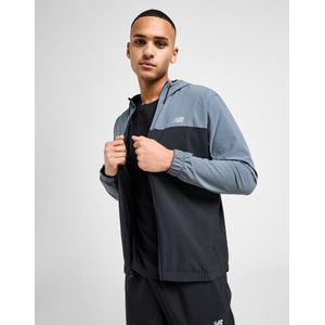 New Balance Colour Block Woven Jacket - Zwart- Heren, Zwart