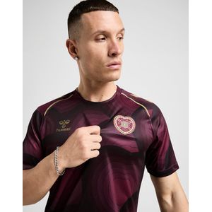 Hummel Hearts FC Pre Match Shirt - Rood- Heren, Rood
