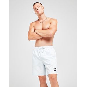 Fred Perry Badge Swim Shorts - Blauw- Heren, Blauw