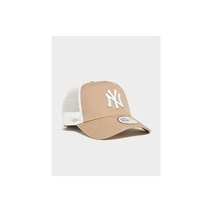New Era MLB New York Yankees Snapback Trucker Cap - Brown- Dames, Brown