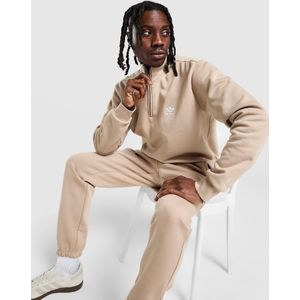 adidas Originals Trefoil Essentials 1/4 Zip Sweatshirt - Bruin- Heren, Bruin