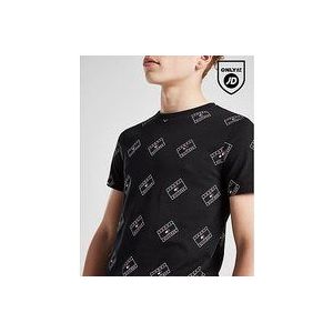 Tommy Hilfiger All Over Print T-Shirt Junior - Black, Black