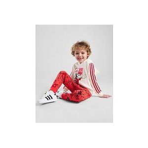 adidas Originals Micky Mouse Overhead Tracksuit Children - Off White / Bright Red, Off White / Bright Red
